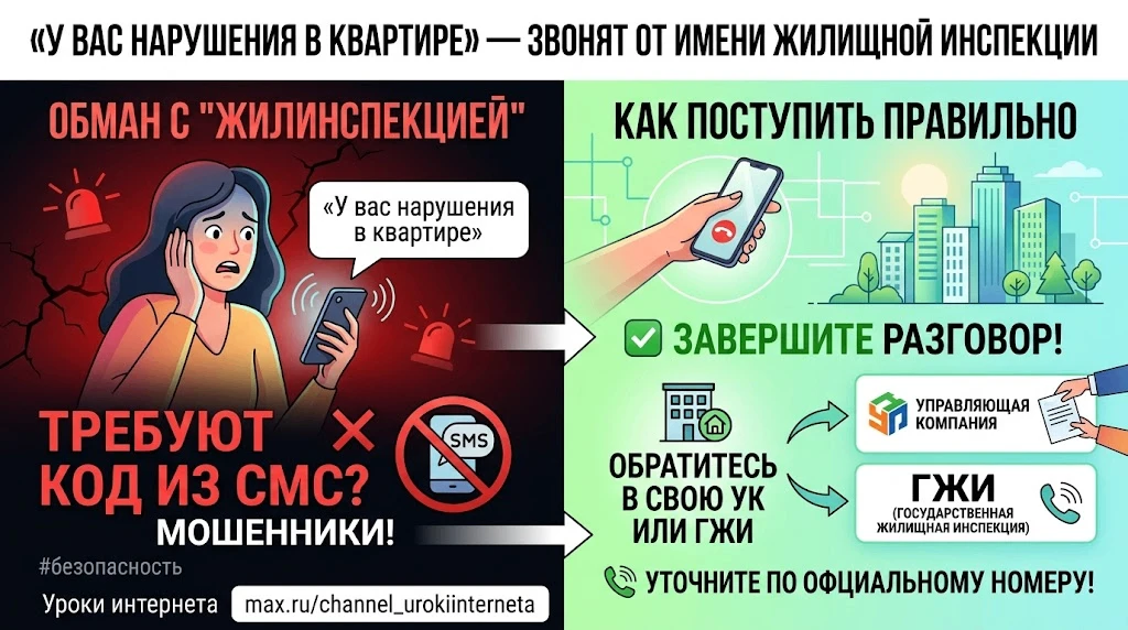 «У вас нарушения в квартире» — звонят от имени жилищной инспекции