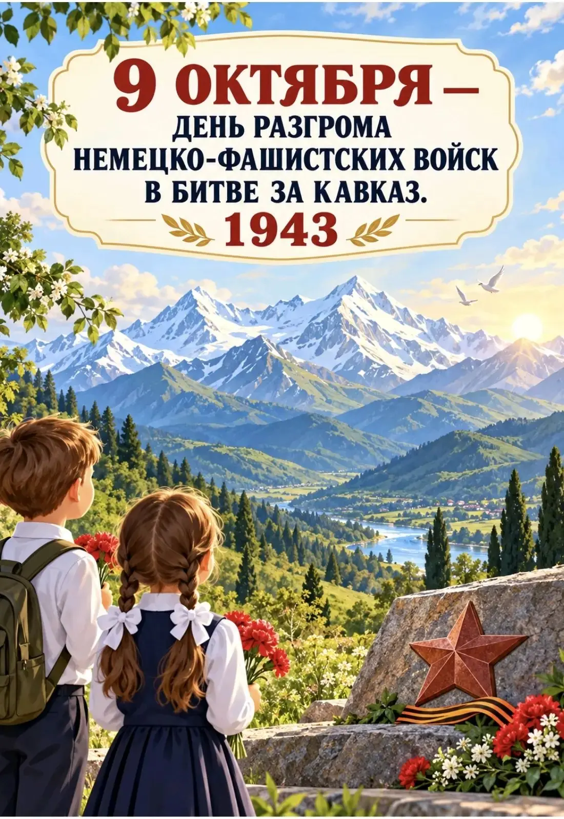 9 октября — особая дата в истории нашей страны. В этот день мы вспоминаем завершение од...