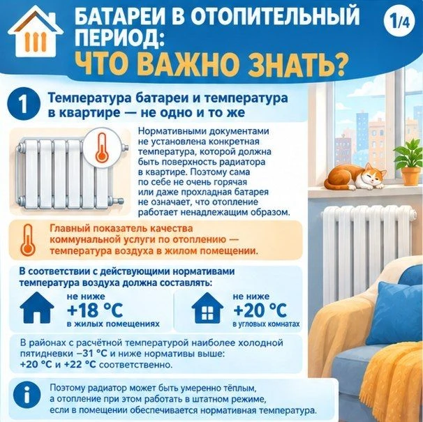 🔥 БАТАРЕИ В ОТОПИТЕЛЬНЫЙ ПЕРИОД: ЧТО ВАЖНО ЗНАТЬ?