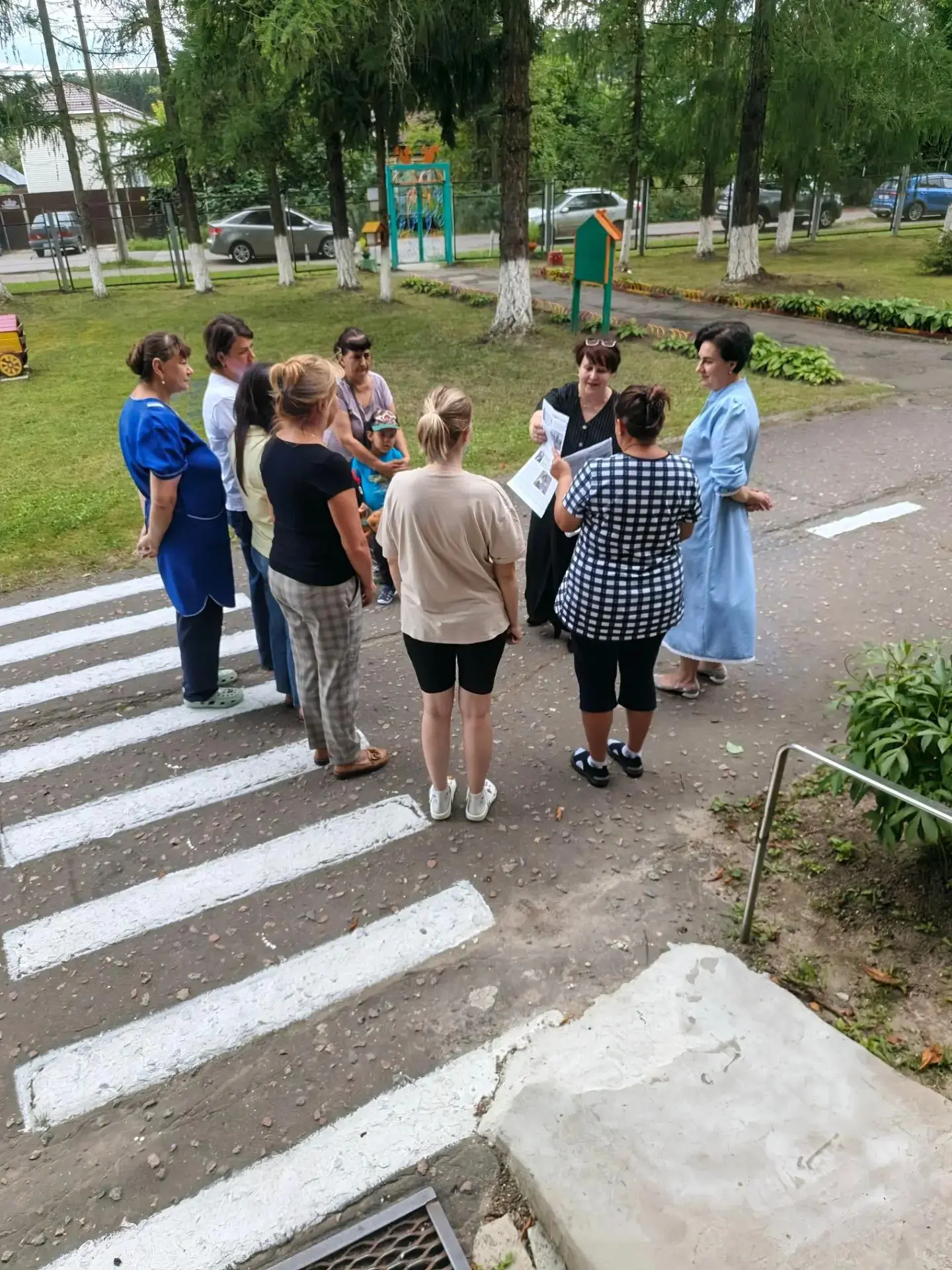 Прошла встреча с сотрудниками детского сада в пгт. Столбовая.