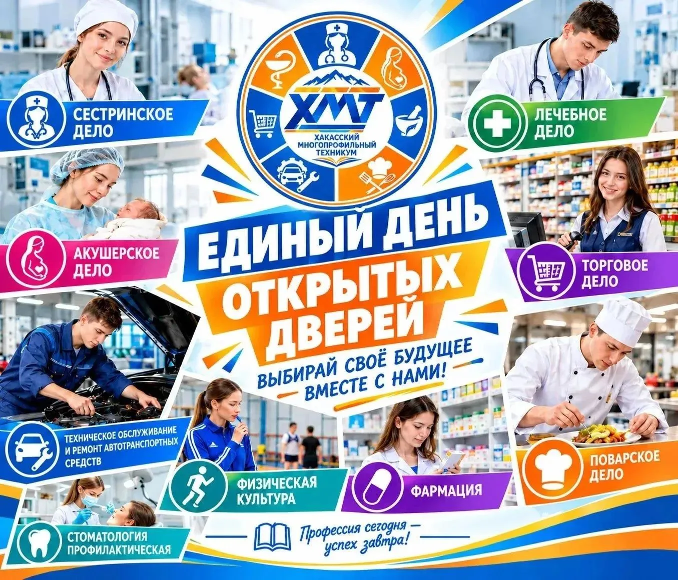 🎓 День открытых дверей в Хакасском многопрофильном техникуме!