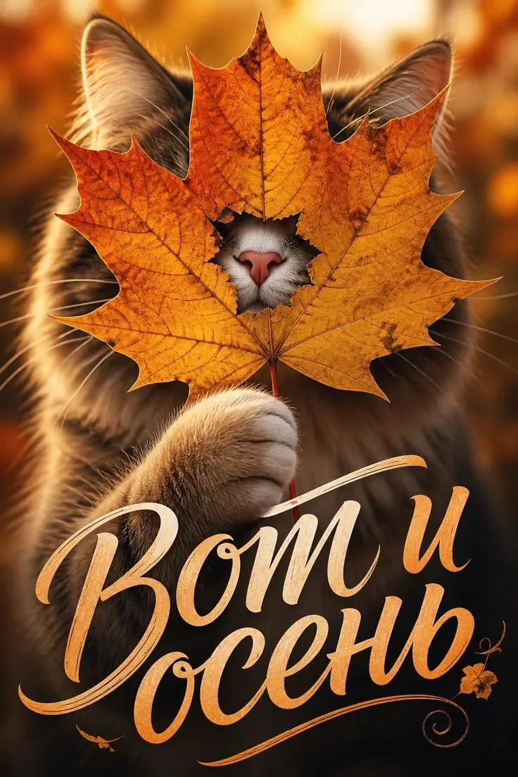 ВОТ И ОСЕНЬ, НО Я НЕ УНЫВАЮ... 🍂😄