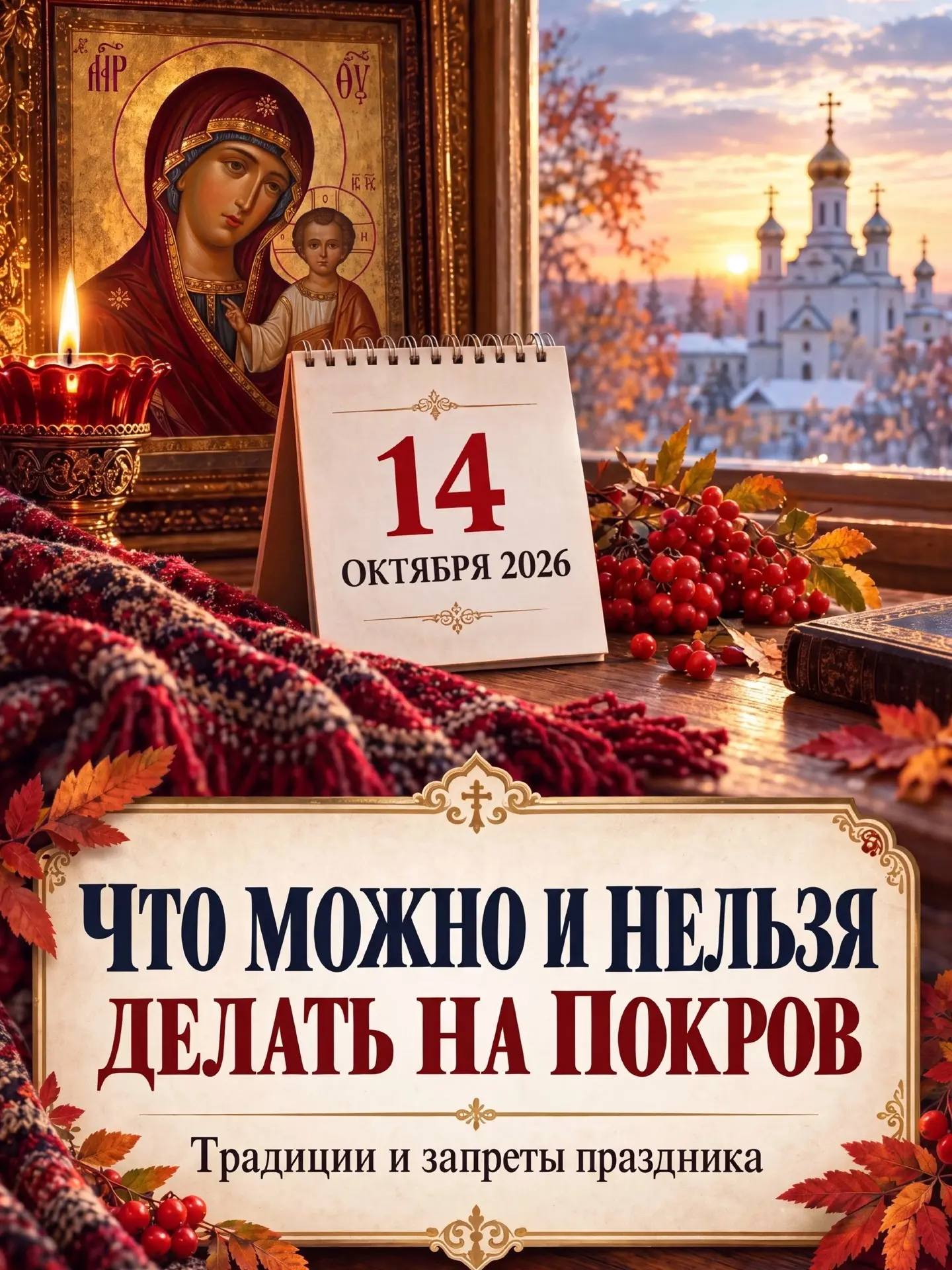 ЧТО МОЖНО И НЕЛЬЗЯ ДЕЛАТЬ НА ПОКРОВ?