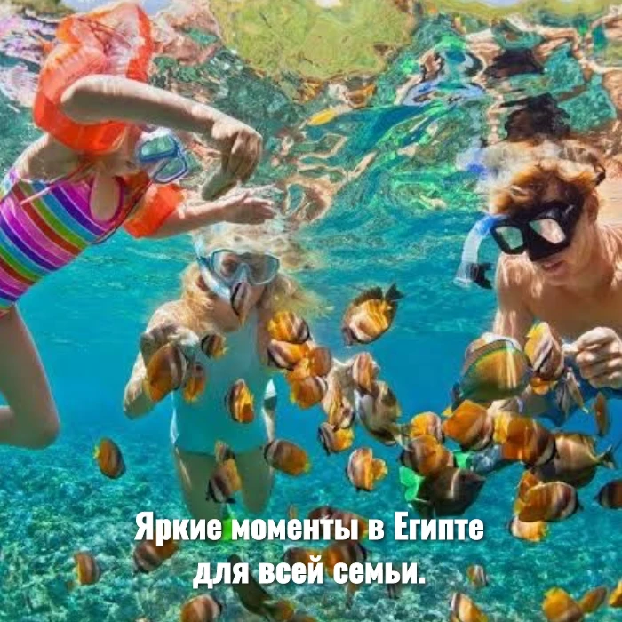 Яркие моменты в Египте для всей семьи.