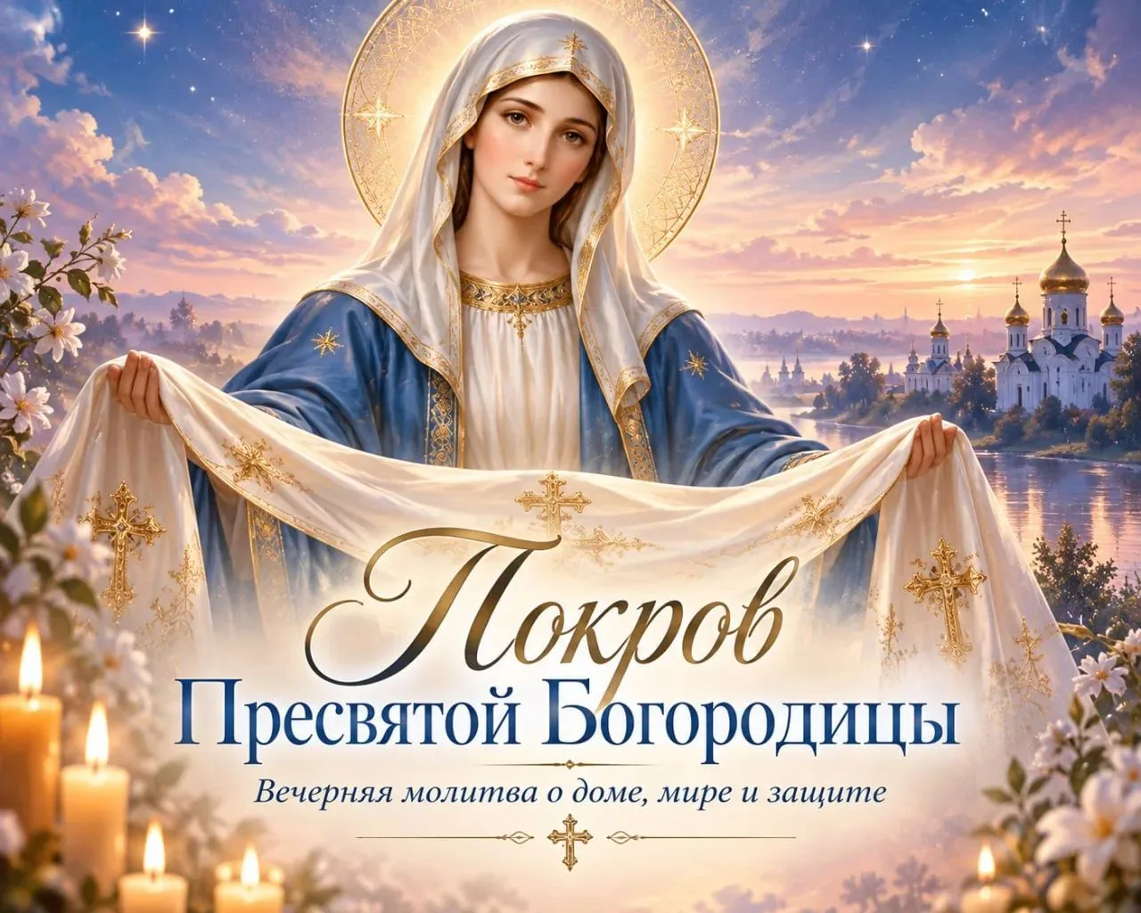🤍 ВЕЧЕР ПОКРОВА: СЛОВА СИЛЫ ПЕРЕД СНОМ.