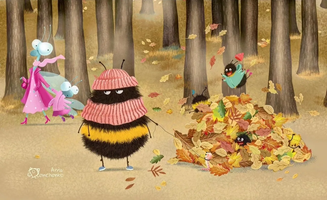 Ну вы только посмотрите на этот новый шедевр из серий про пчеломаму! 🐝