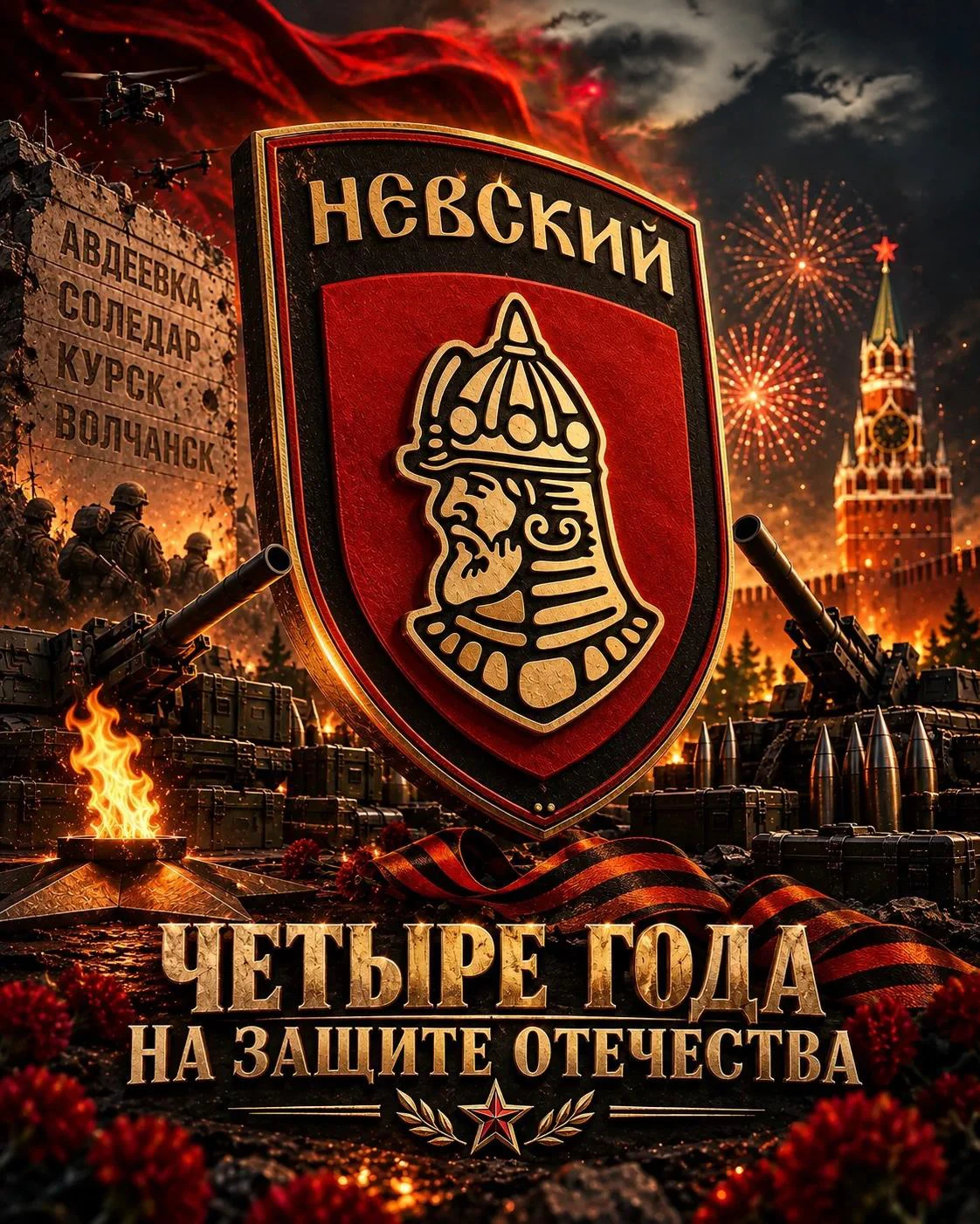 Братья-добровольцы, бойцы и ветераны «Невского»!