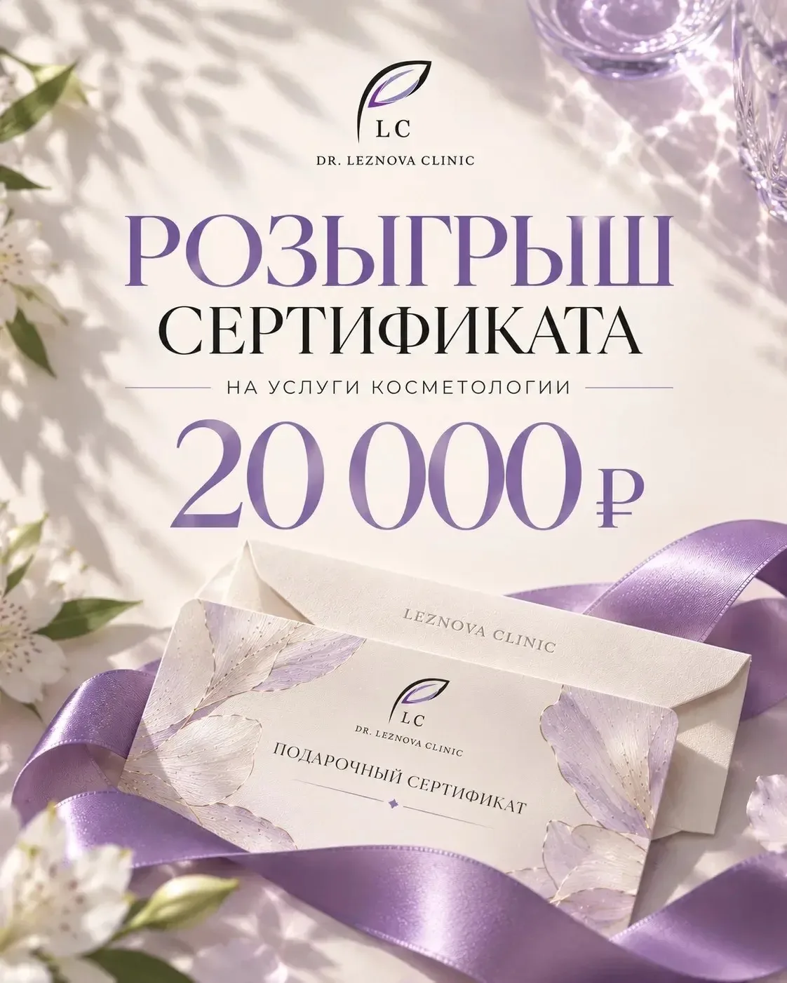 💖 КЛИНИКА КОСМЕТОЛОГИИ LEZNOVA CLINIC РАЗЫГРЫВАЕТ СЕРТИФИКАТ