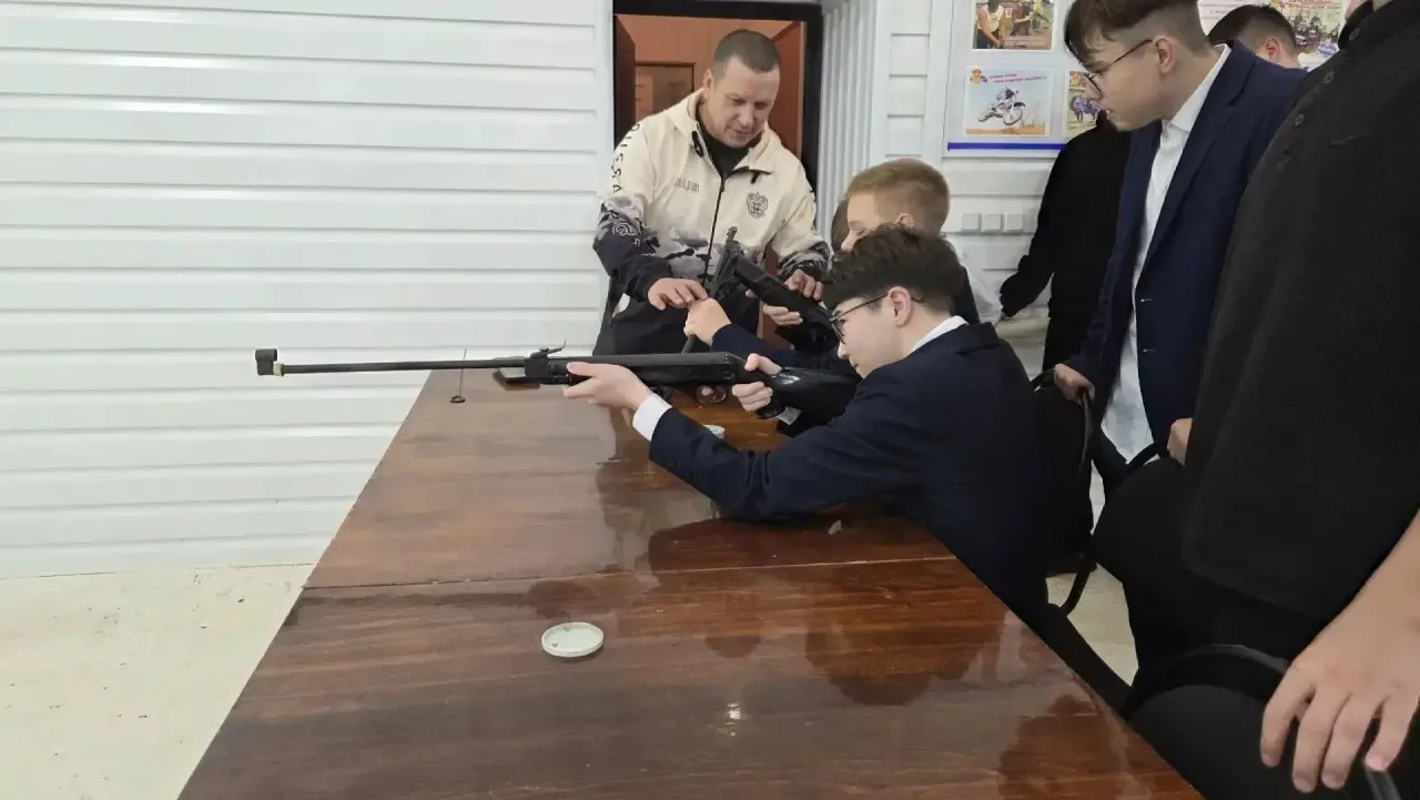 👍Гимназисты оттачивают навыки стрельбы