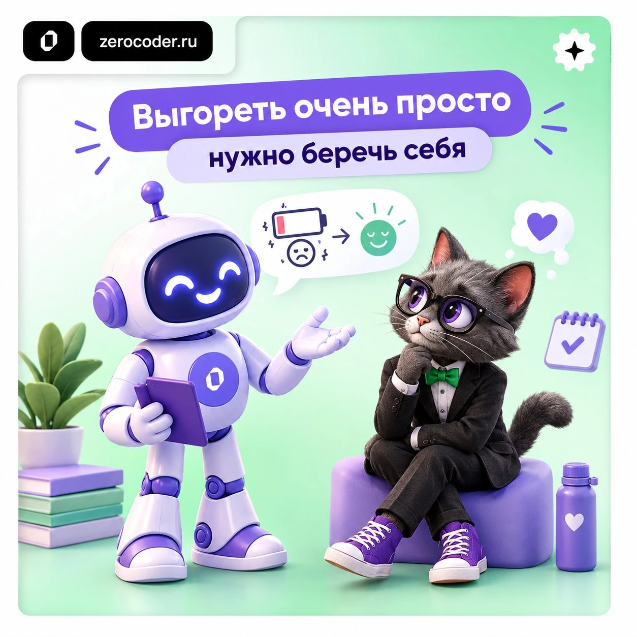 🧠 Как не выгорать и сохранять силы?