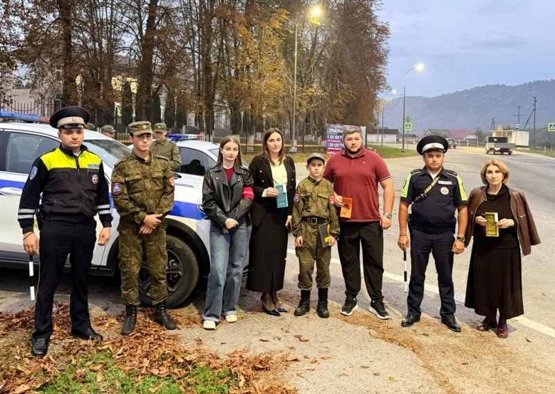 В курортном районе Кабардино-Балкарии сотрудники полиции, общественники и кадеты провел...