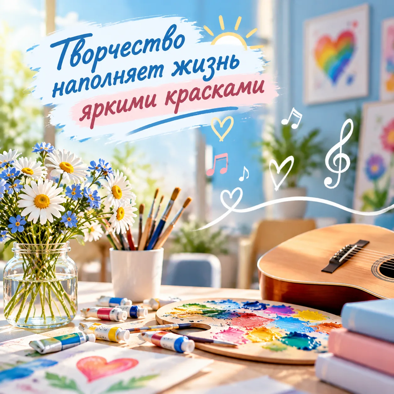 🎶 Творчество помогает наполнить жизнь яркими красками.