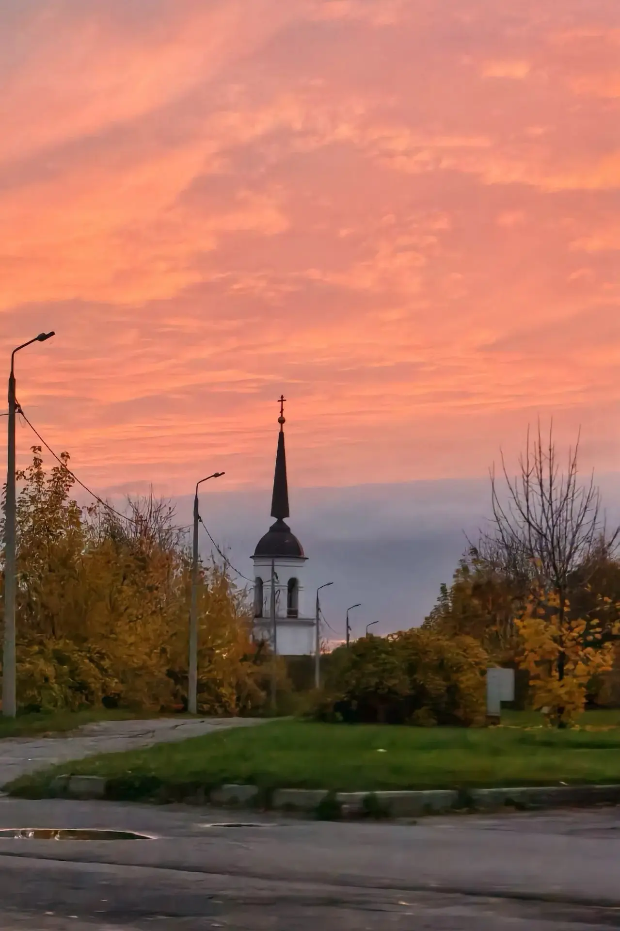 Закат вчера вечером 🌇 🍂🍁