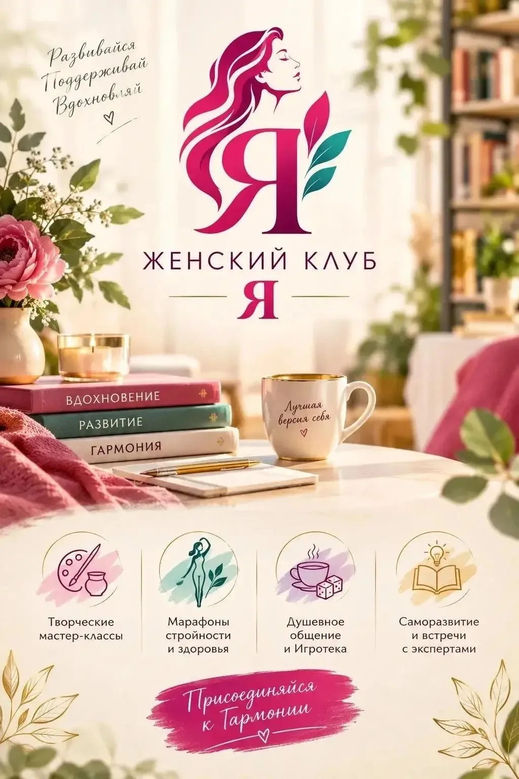 Обновленная в этом году библиотека открыла женский клуб