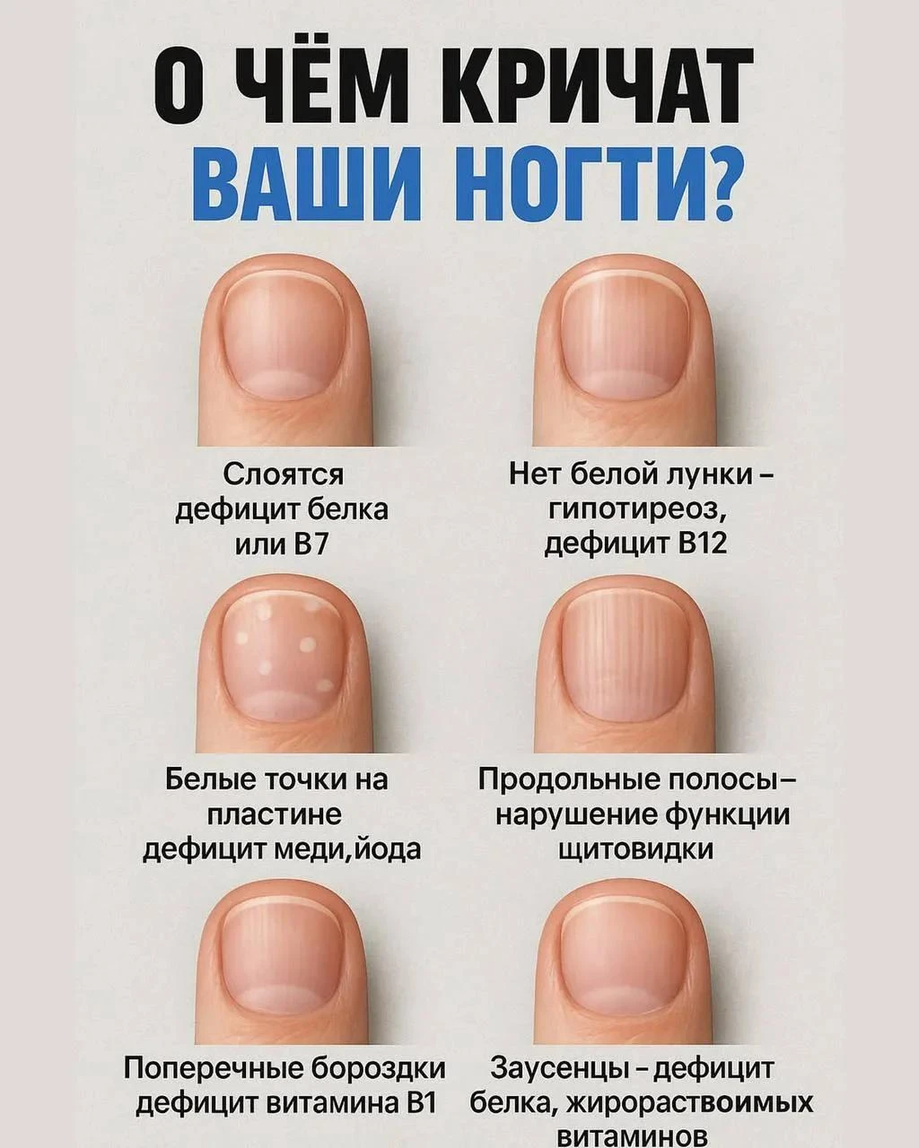 О чем кричат ваши ногти? 💅