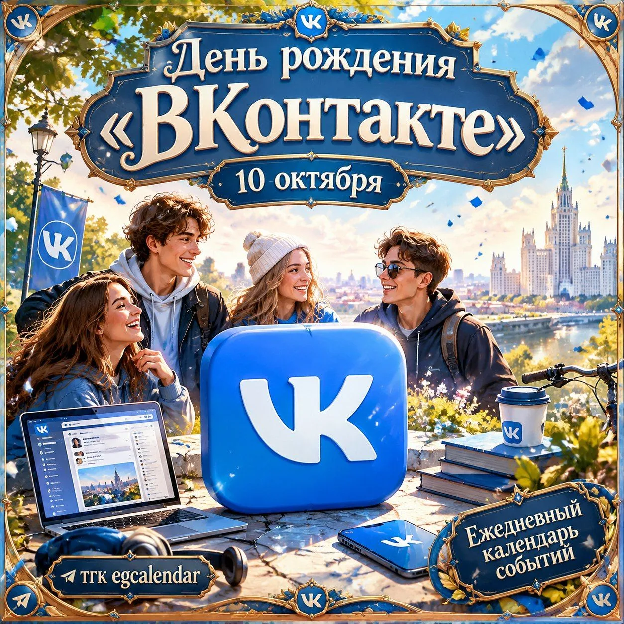 10 октября — День рождения «ВКонтакте».