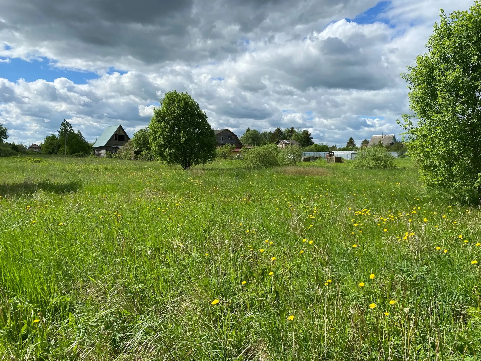 Продается участок в село Посадников остров.