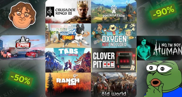 🎮 Топ 10 симуляторов по хорошей скидке