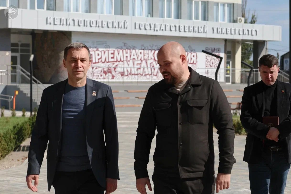 Провел рабочую встречу с ректором Мелитопольского Государственного университета.