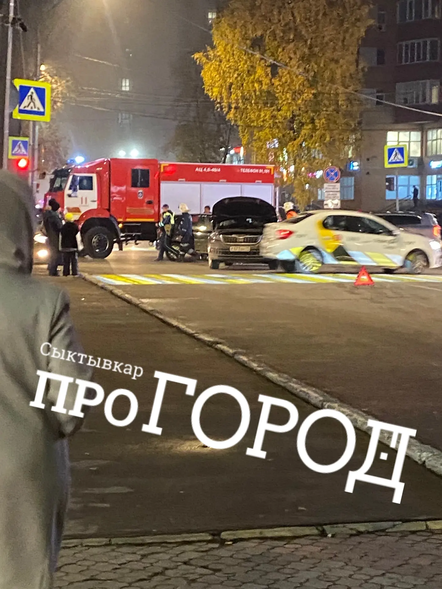 Жесткое ДТП произошло в Сыктывкаре
