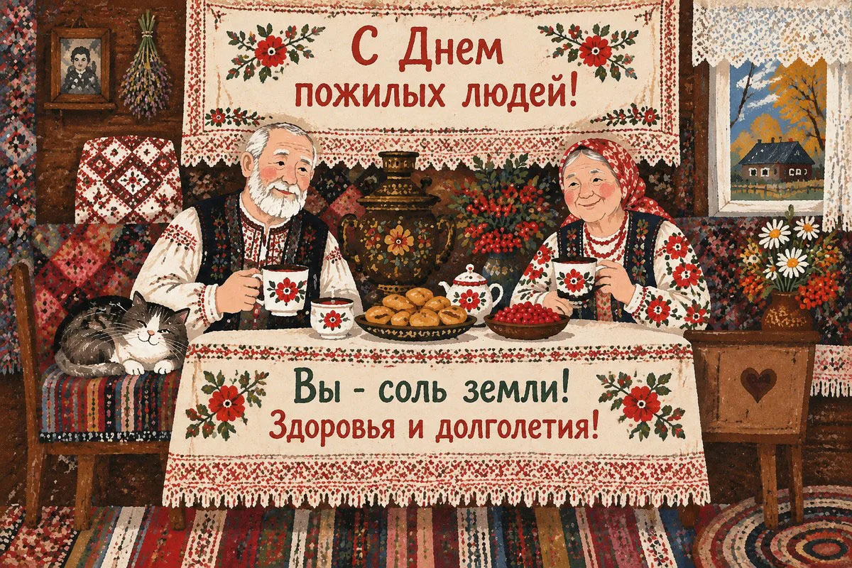 👵👴 1 октября — Международный день пожилого человека! В России его ещё называют Днём д...