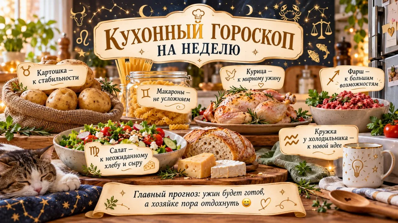 Посмотрим, что обещают звёзды… на кухне 😄