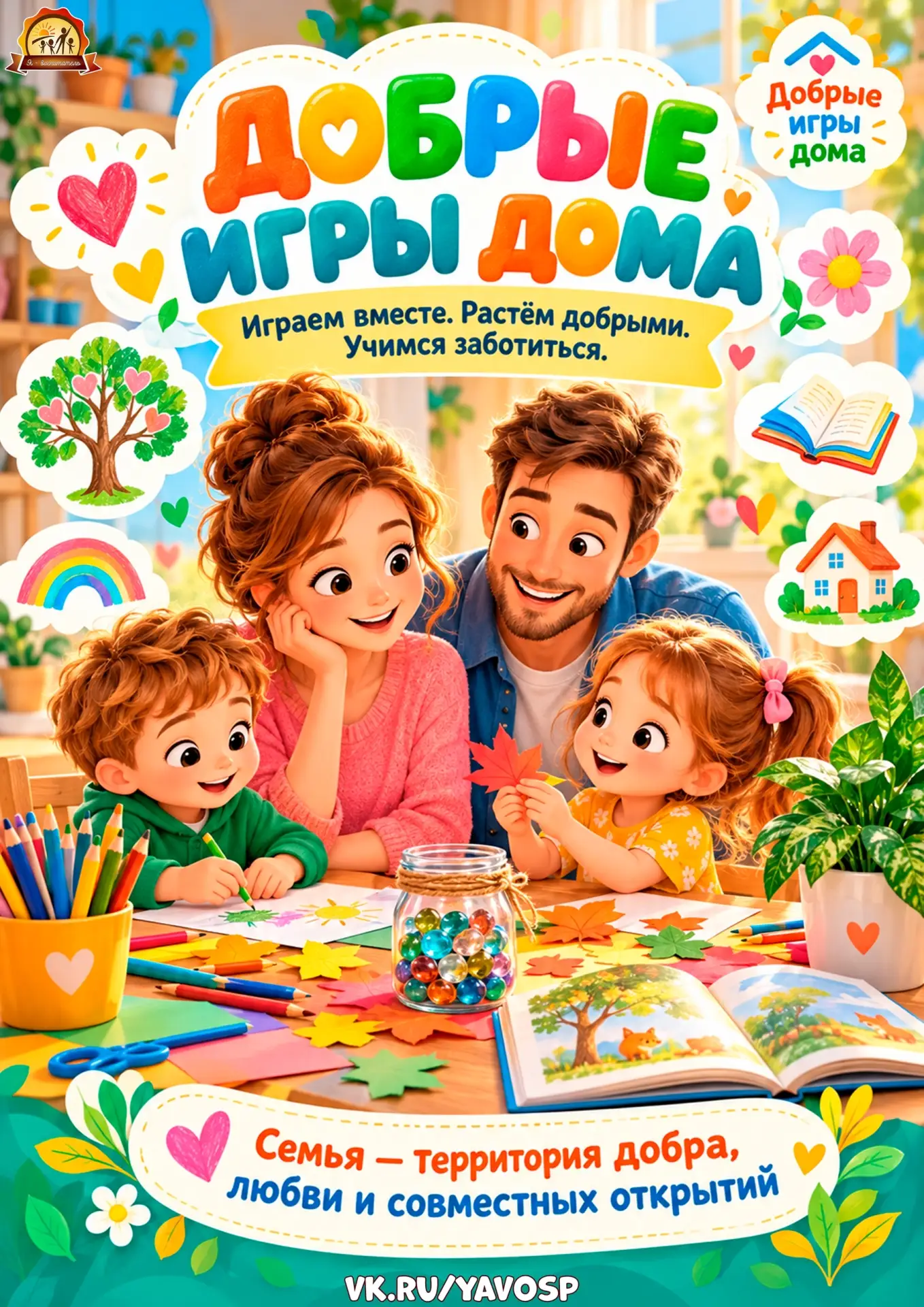 Консультация для родителей «Добрые игры дома»
