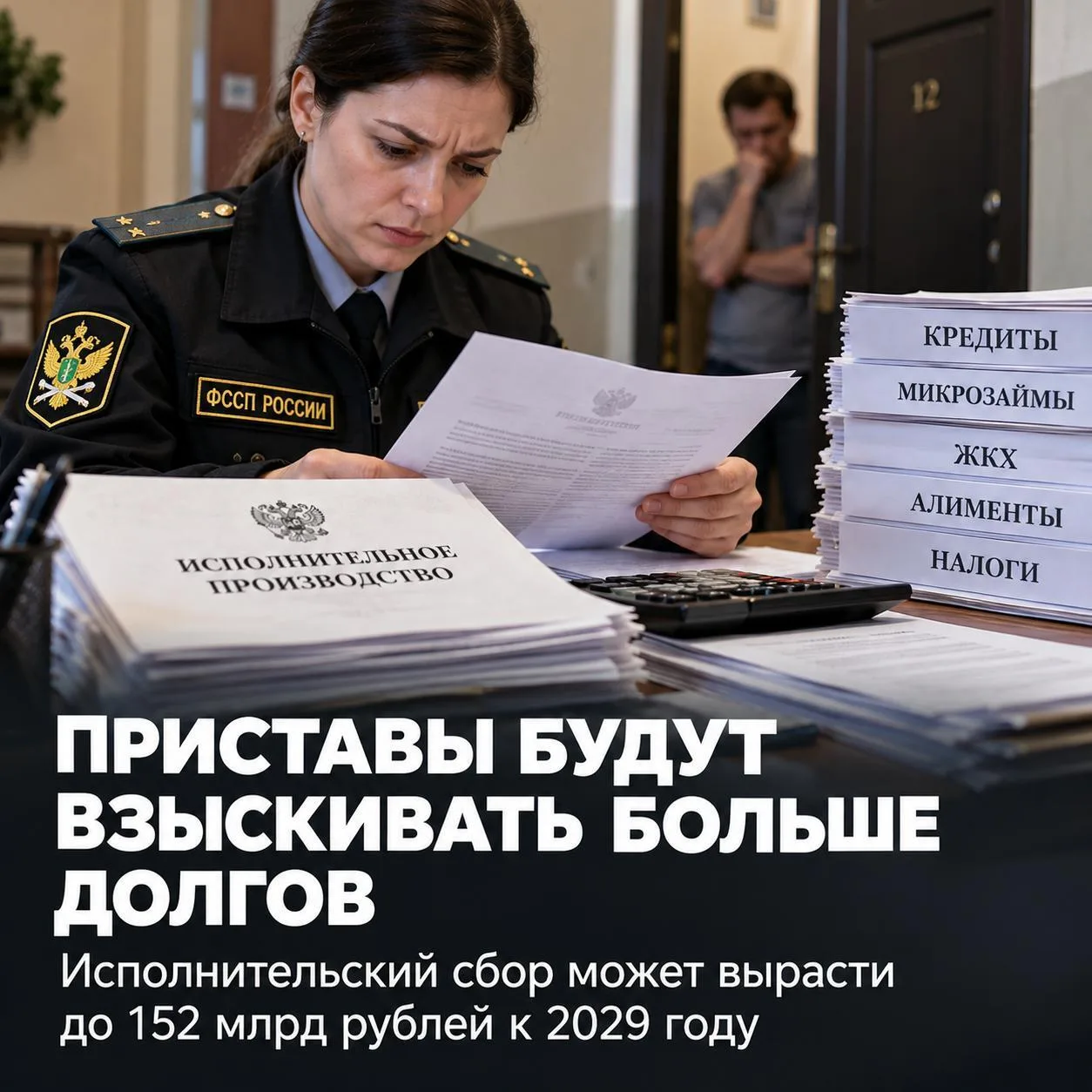 Приставы будут взыскивать больше долгов