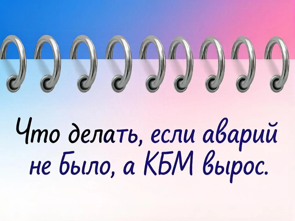 Аварий не было, а КБМ почему-то вырос 🤔 Знакомо?