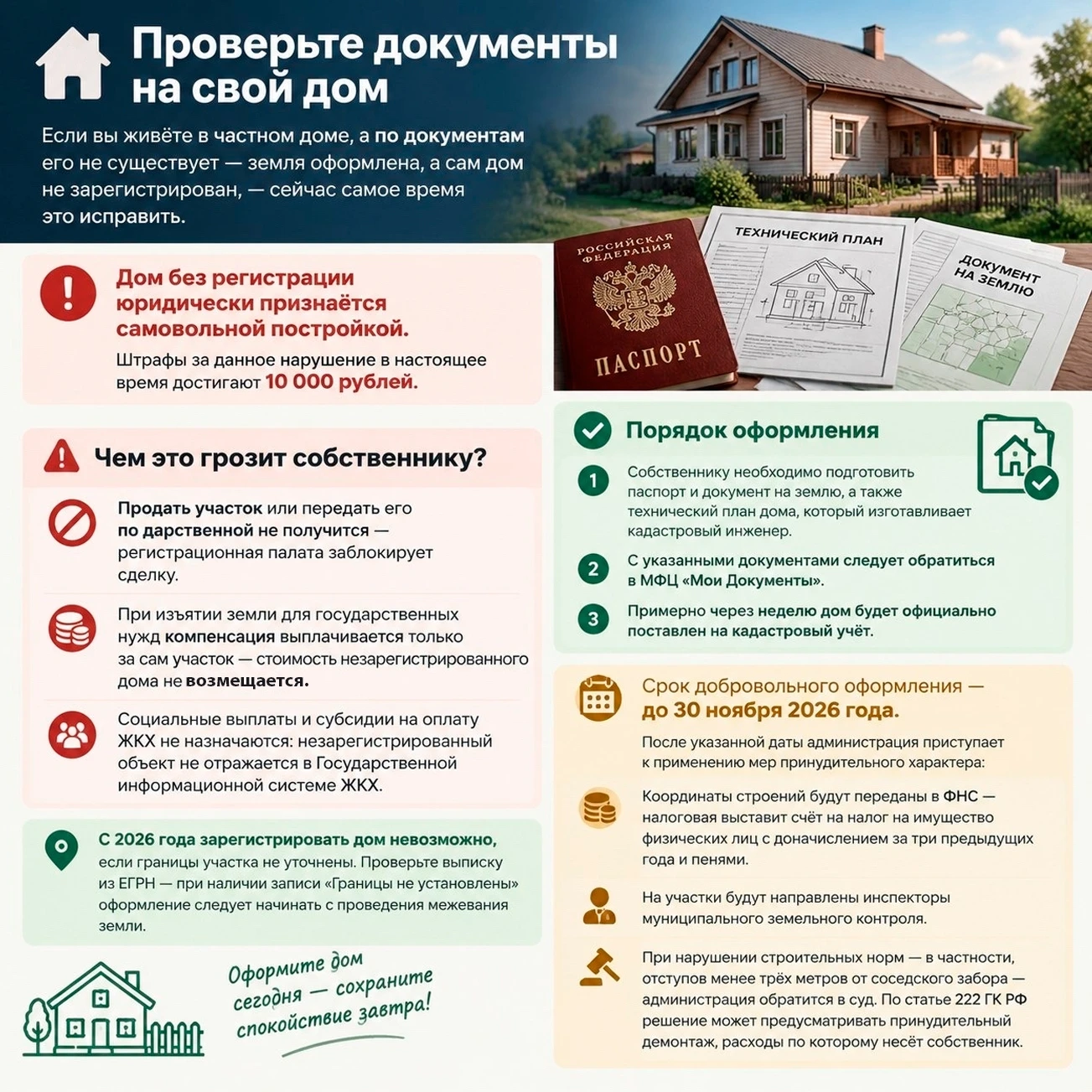 🏠 Проверьте документы на свой дом