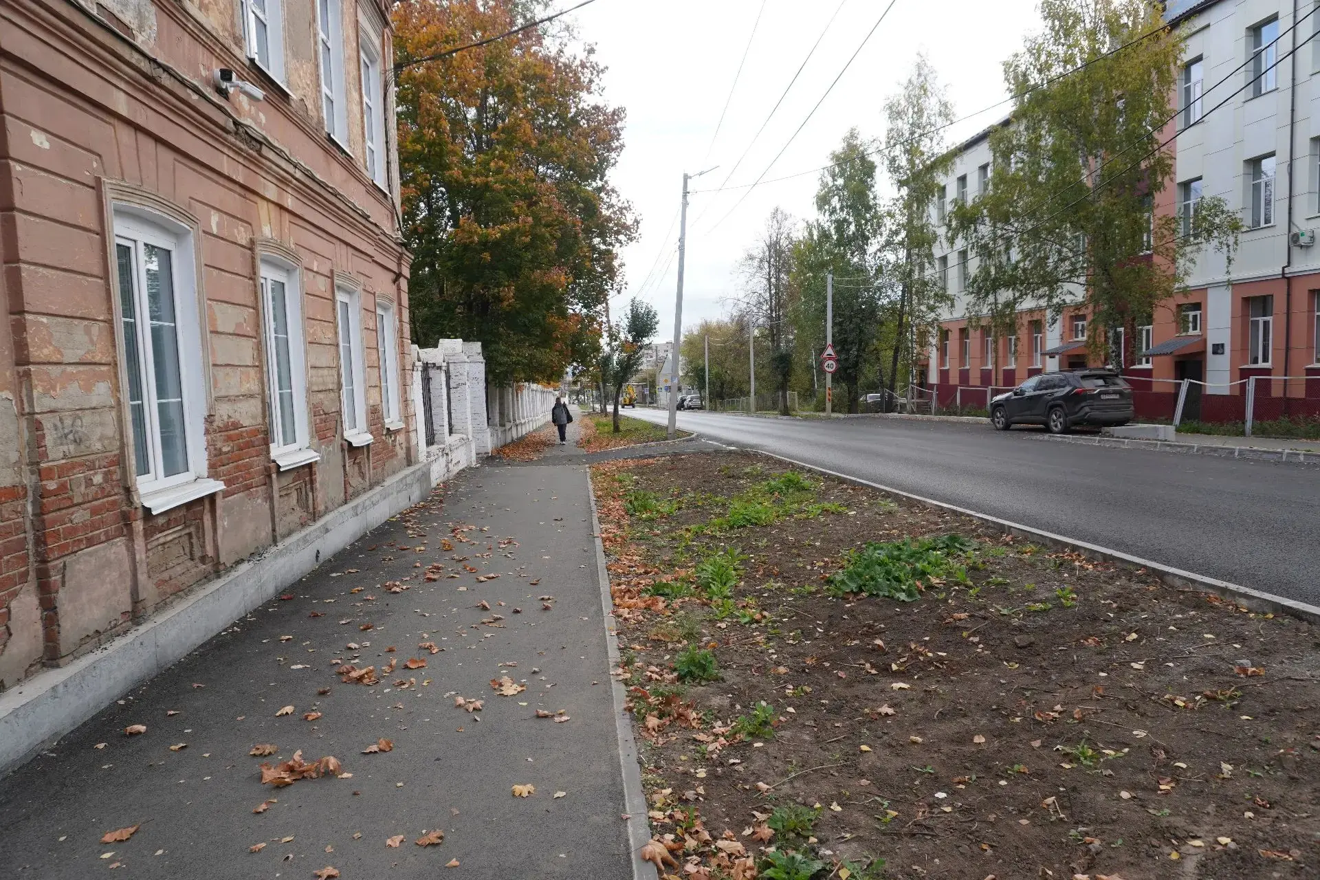 В Сарапуле завершился ремонт ул. Гагарина. Общая протяженность обновленного участка – 1...