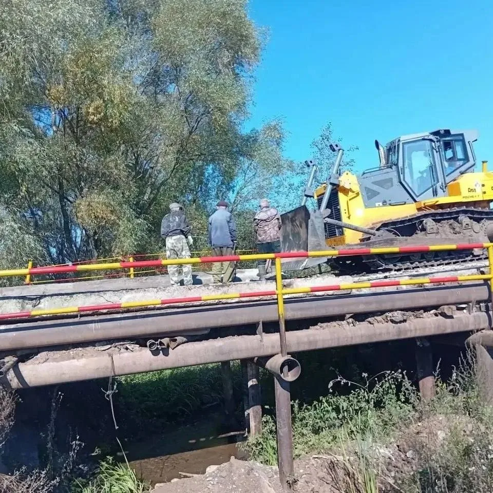 В Новояшево отремонтировали мост за свой счёт