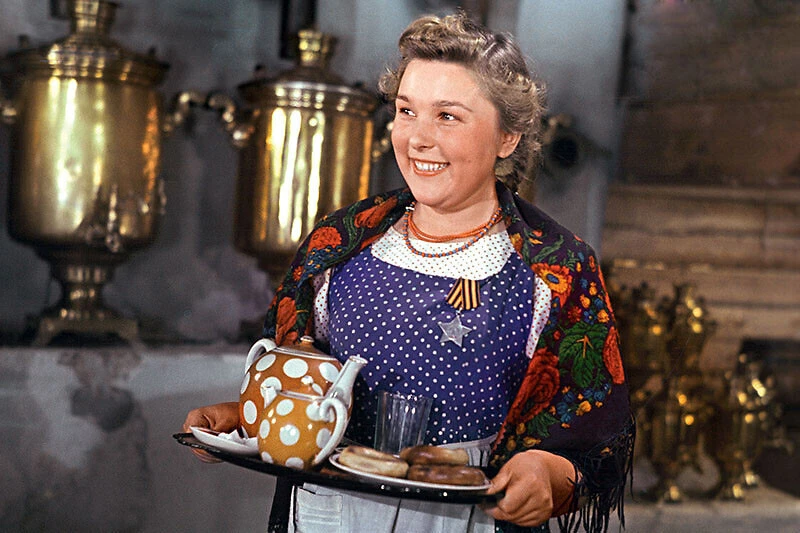 🎬 Вера Васильева в фильме «Сказание о земле Сибирской", 1947 год.