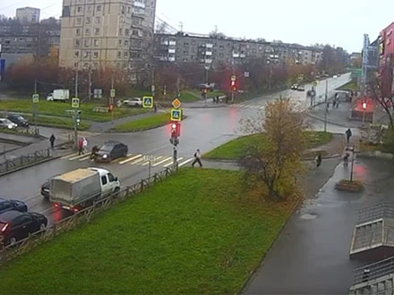 В Первоуральске иномарка сбила юного велосипедиста на «зебре» #Первоуральск