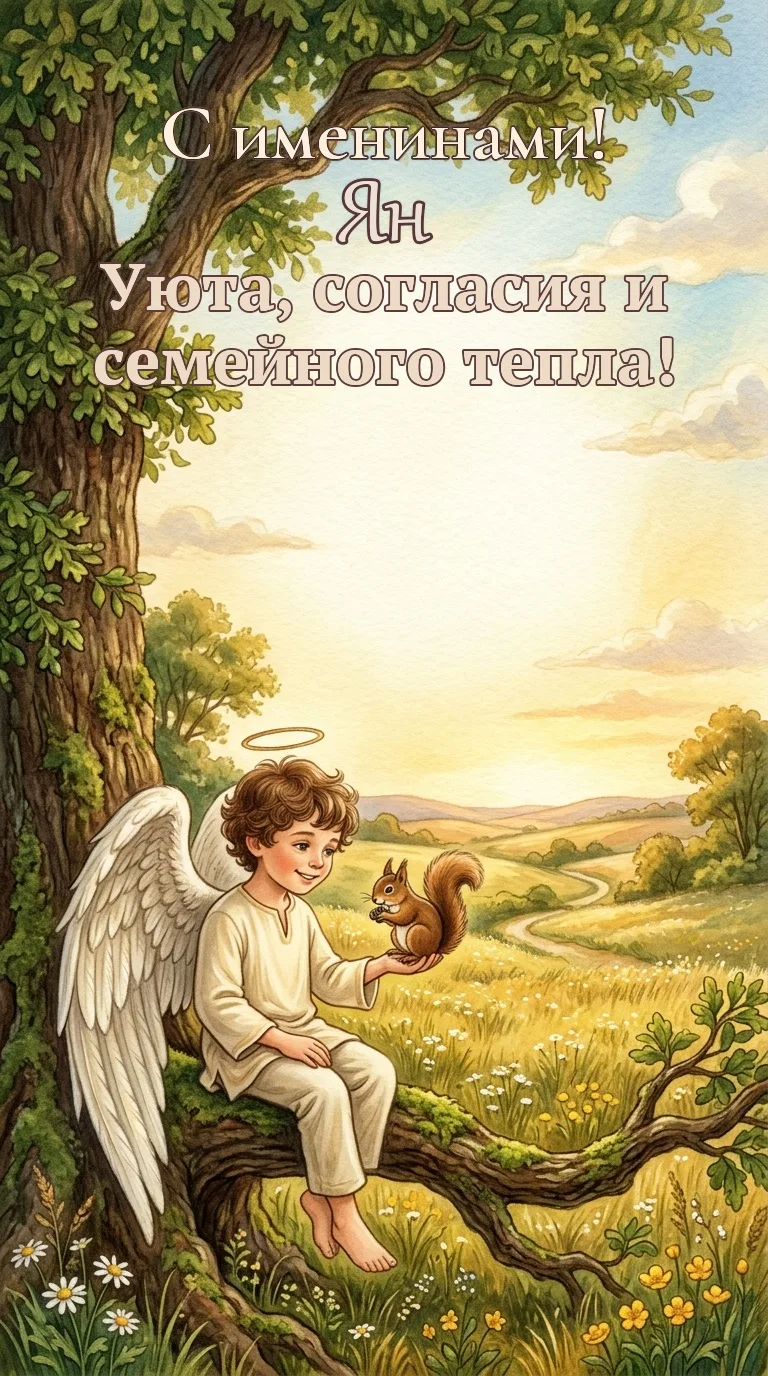 🕊️ 12 октября — с Днём ангела, Ян!