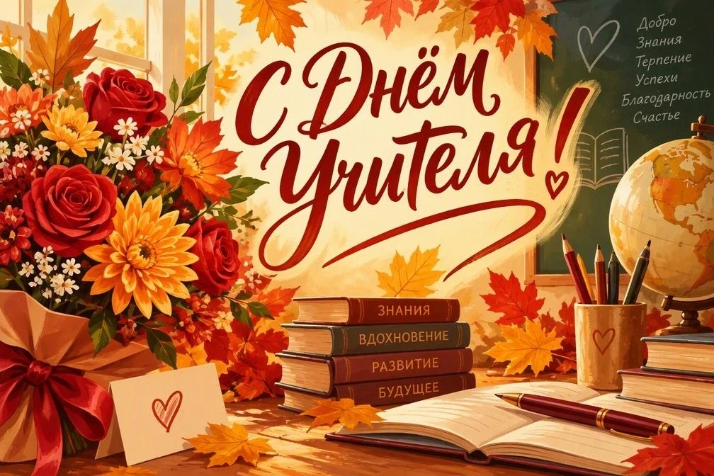 💐 С Днём Учителя!