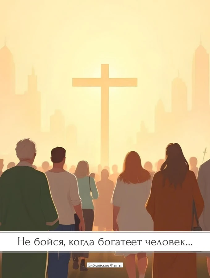 «Не бойся, когда богатеет человек, когда умножается слава дома его: ибо, умирая, ничего...