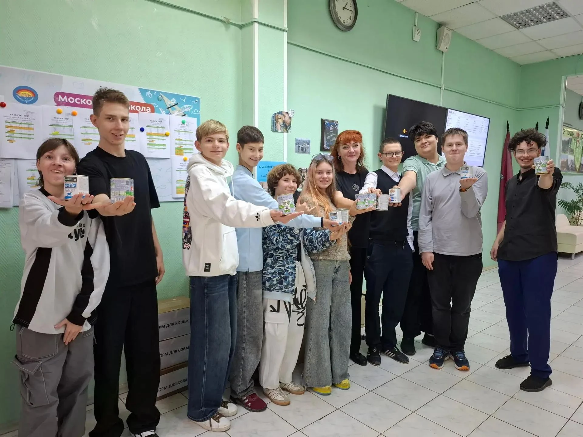 9 «Г» — в акции «Дай лапу, друг» 🐾❤️