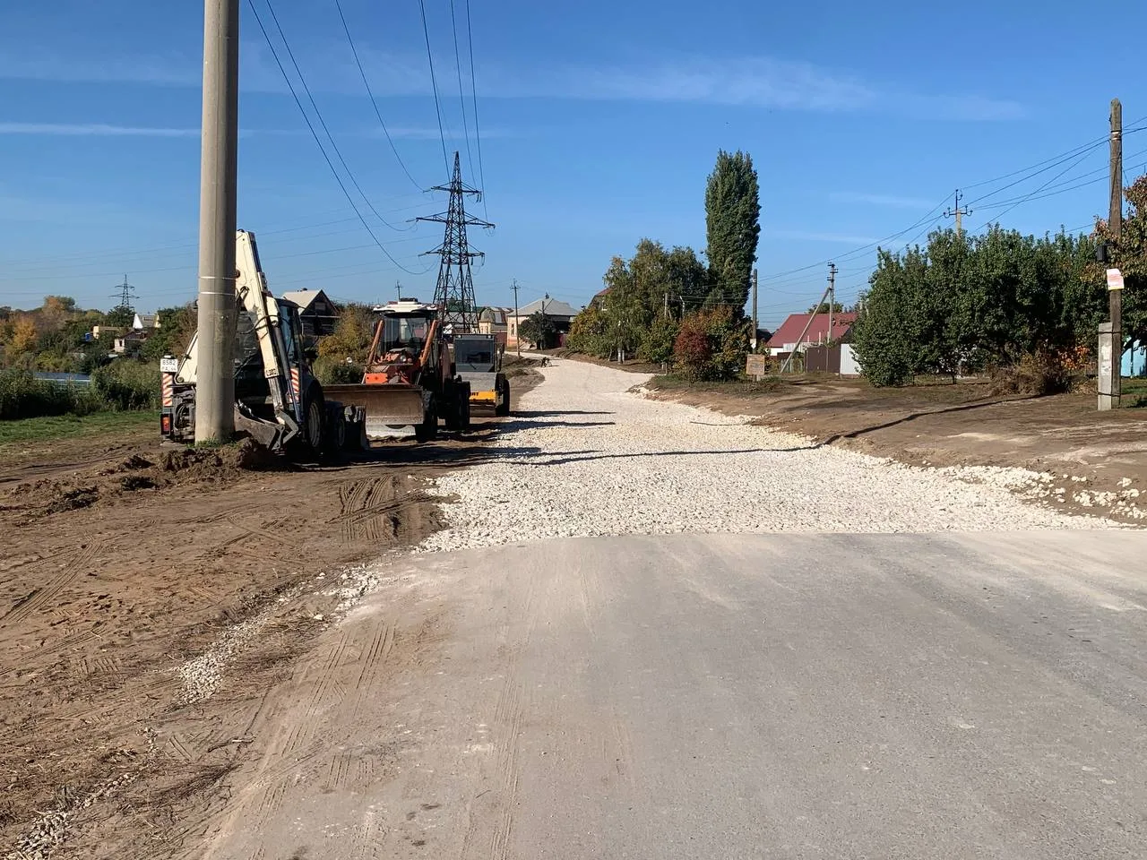 Ремонт улиц в поселке Рыковка: под угрозой срыва?