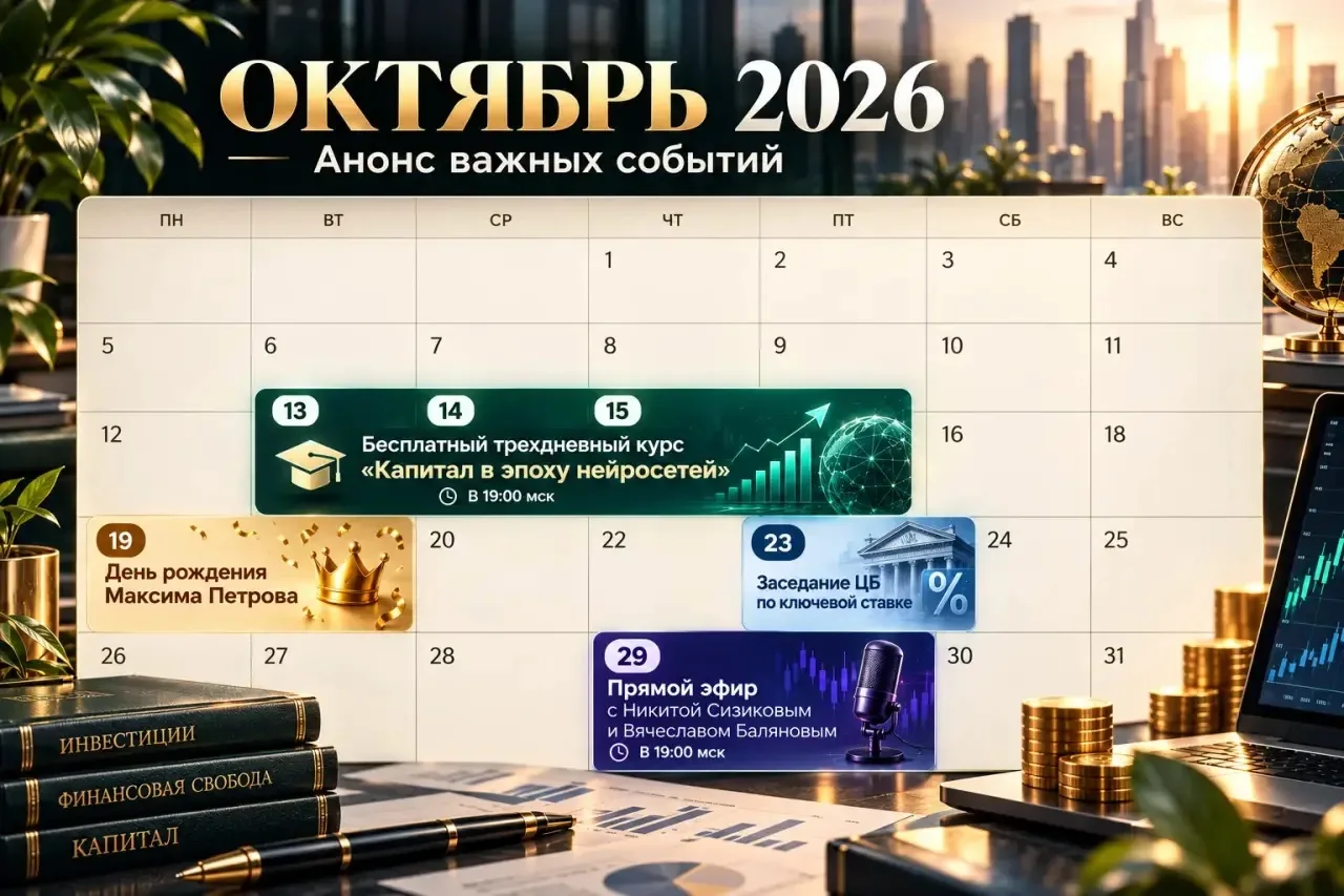 Анонс важных событий октября
