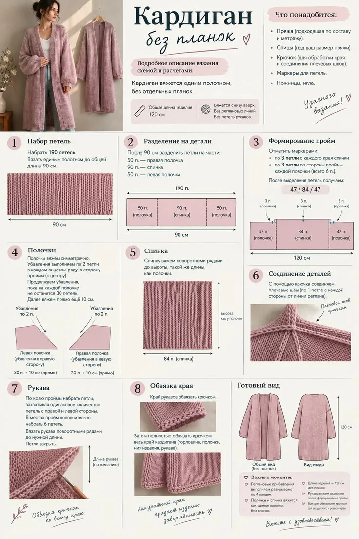 Кардиган 🌸