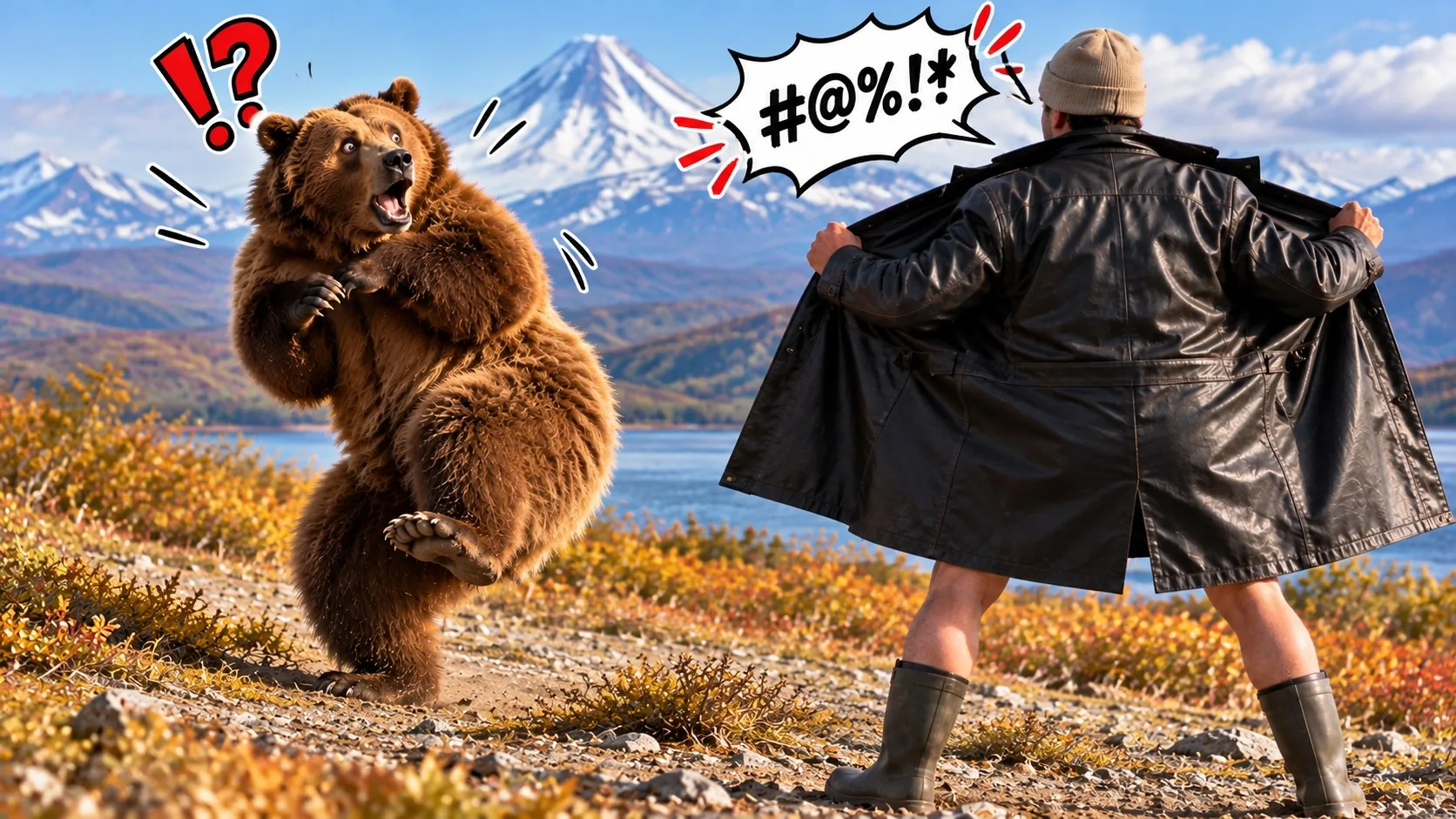 🐻 Матом на медведя? А пальто распахнуть?! Неожиданные советы при встрече с косолапым