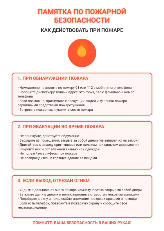 Безопасность начинается с нас! 🔥🚫