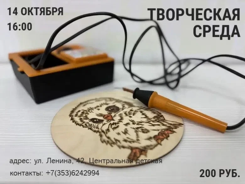 На том же месте, в тот же час! Приглашаем желающих на выжигание в Центральную детскую б...