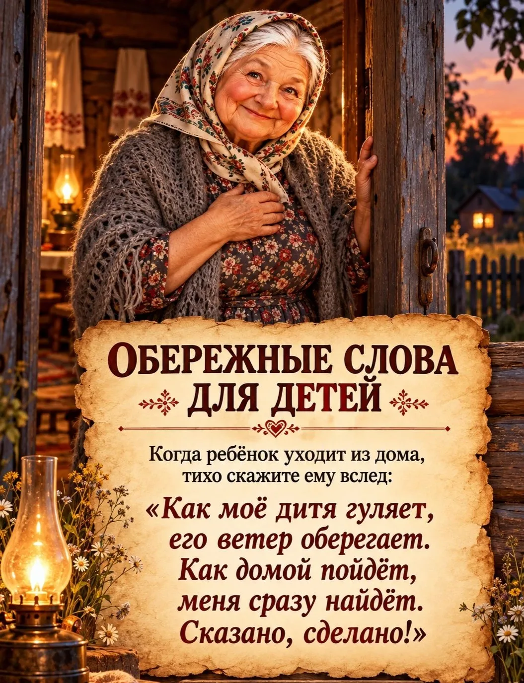 🧿 ОБЕРЕЖНЫЕ СЛОВА ДЛЯ ДЕТЕЙ