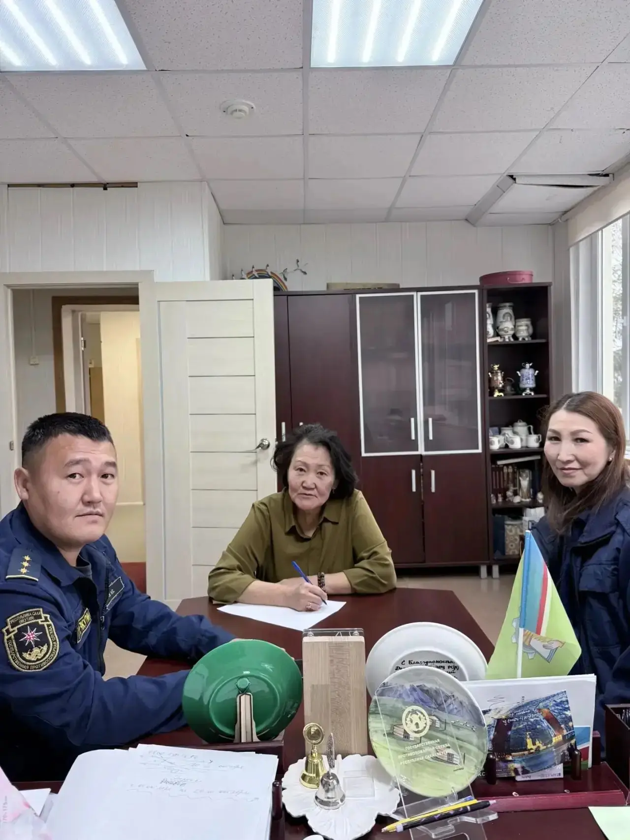🚒С рабочей встречей в рамках сотрудничества  наш техникум посетили партнёры с Нюрбинск...