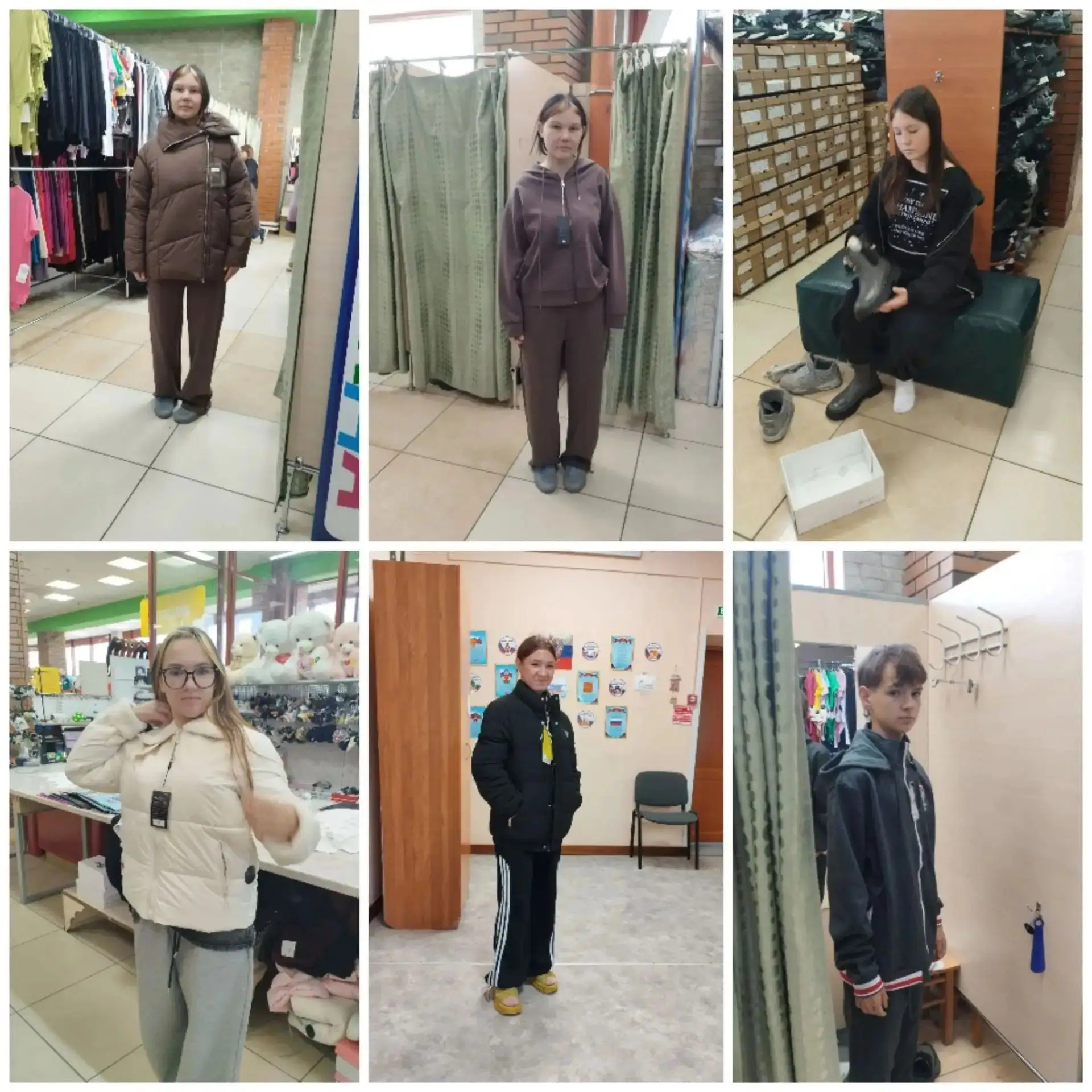 С приходом прохладной погоды детям купили новую одежду, подобранную специально по сезон...