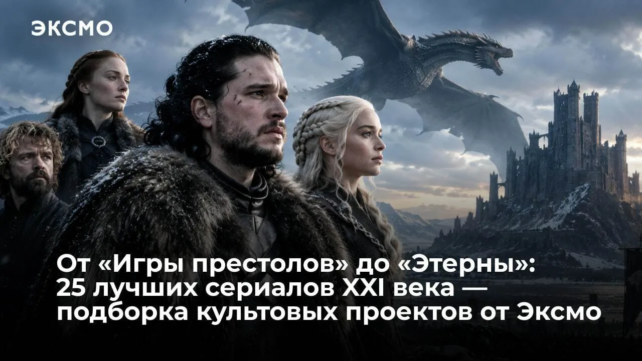 Подборка 25 лучших сериалов XXI века: от «Игры престолов» и «Черного зеркала» до «Слова...