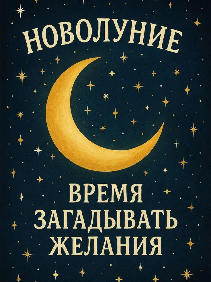 Благоприятно в Новолуние: