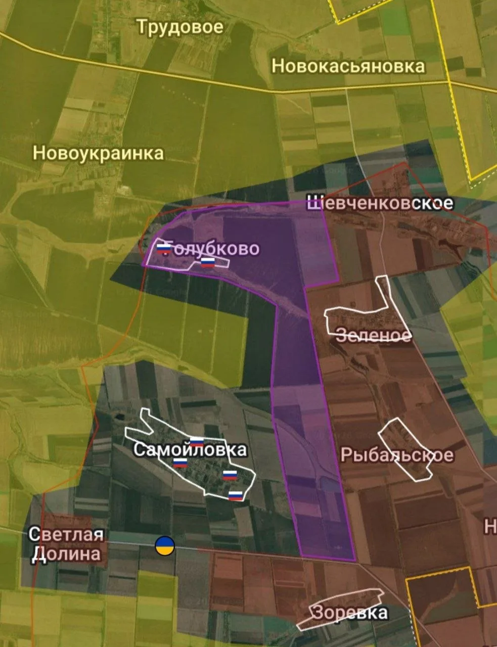 🇷🇺🔥🇺🇦 ВС РФ заняли Голубково.